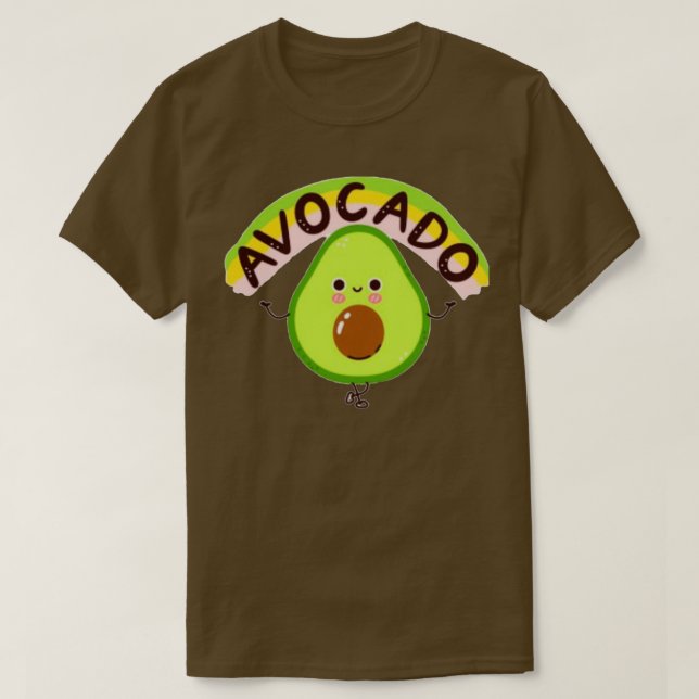 Camiseta aguacate 4 (Diseño del anverso)