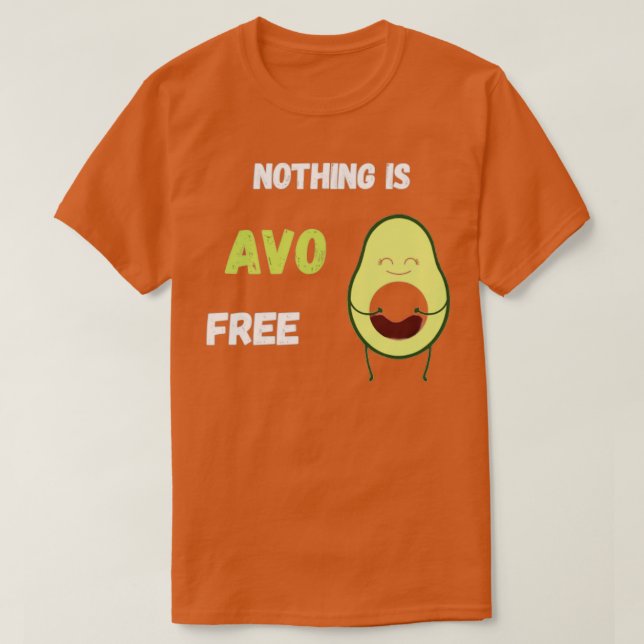 Camiseta aguacate 69 (Diseño del anverso)