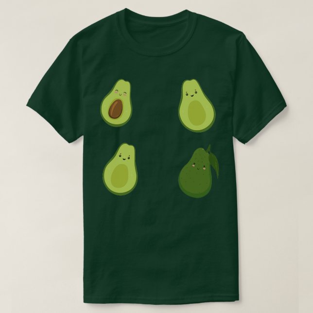 Camiseta aguacate 85 (Diseño del anverso)