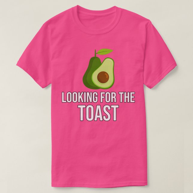 Camiseta Aguacate a mi tostada Buscando el brindis (Diseño del anverso)