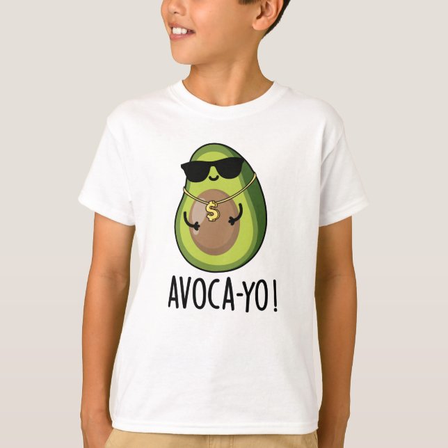 Camiseta Aguacate a-yo Funny Guay Aguacate Pun (Anverso)
