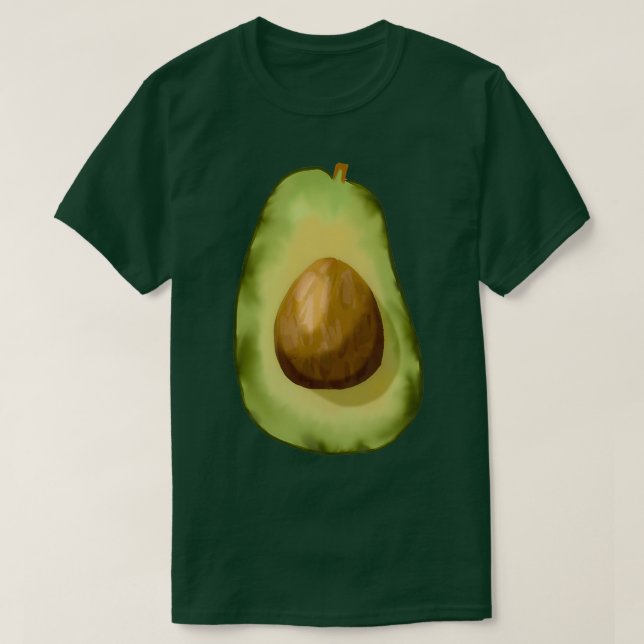 Camiseta Aguacate acuarela (Diseño del anverso)