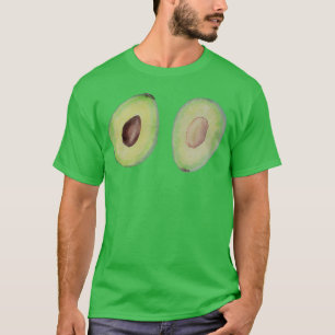 Camiseta Aguacate acuarela 1