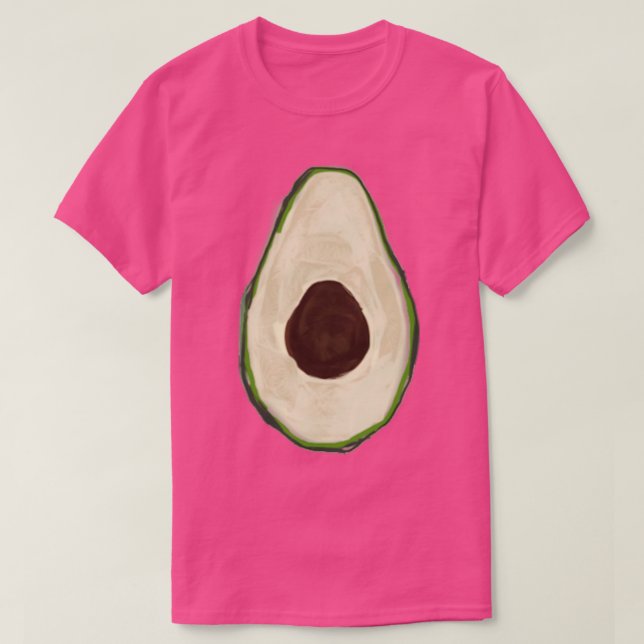 Camiseta Aguacate acuarela 2 (Diseño del anverso)
