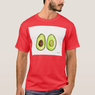 Camiseta Aguacate acuarela pintura Classic TShirt