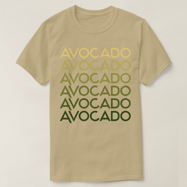 Camiseta aguacate aguacate (Diseño del anverso)