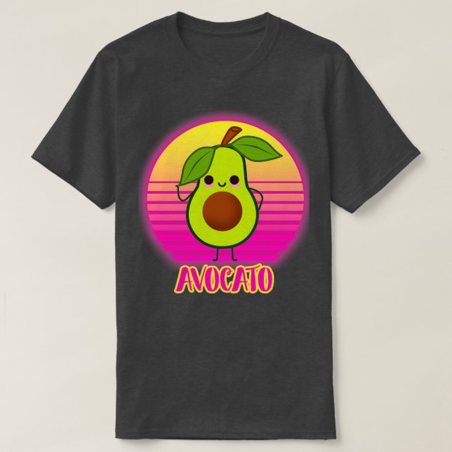 Camiseta Aguacate Aguacate Studios Para Niños Vogato Avocar (Diseño del anverso)