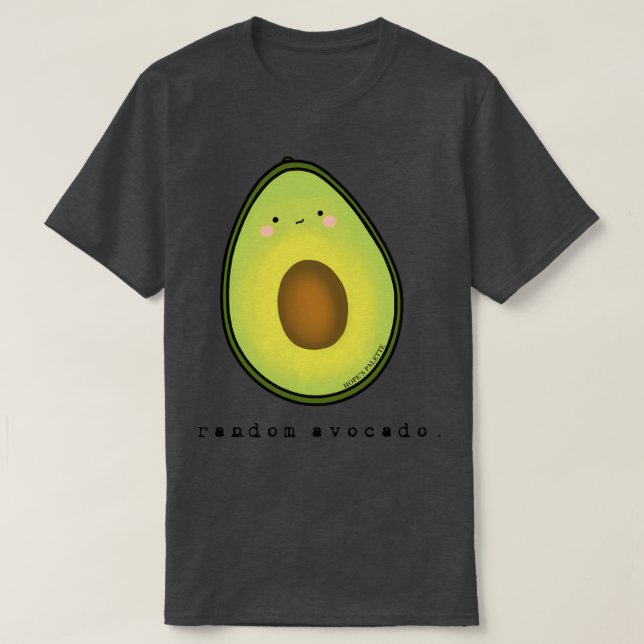 Camiseta Aguacate aleatorio (Diseño del anverso)