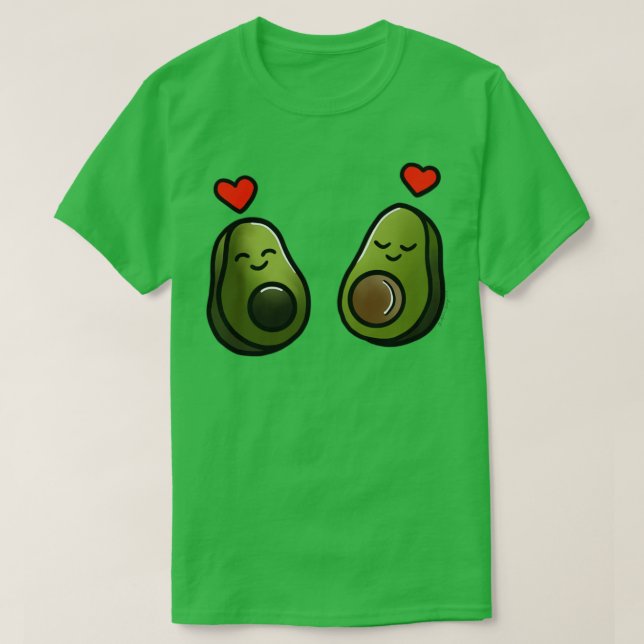 Camiseta Aguacate amor (Diseño del anverso)