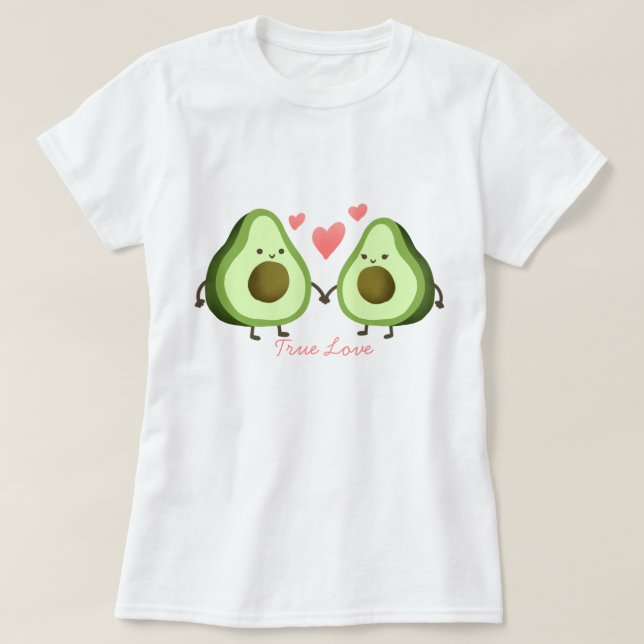 Camiseta Aguacate amor (Diseño del anverso)