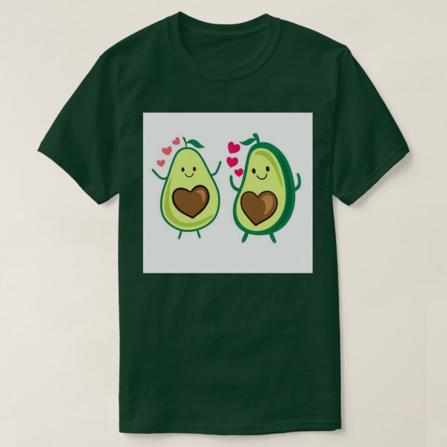 Camiseta Aguacate amor 23 (Diseño del anverso)