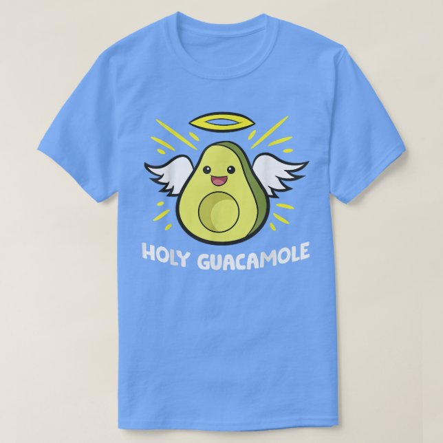 Camiseta Aguacate Angel Holy Guacamole (Diseño del anverso)