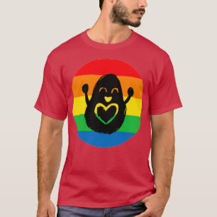 Camiseta aguacate arco iris 2