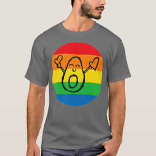 Camiseta aguacate arcoiris 1
