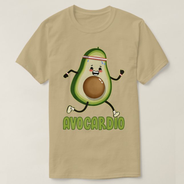 Camiseta Aguacate avoCardio (Diseño del anverso)