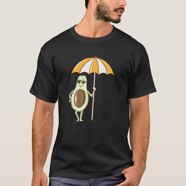 Camiseta Aguacate Bajo Una Sombra De Sol (Anverso)