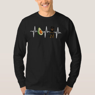 Camiseta Aguacate Beauceron Heartbeat Dog