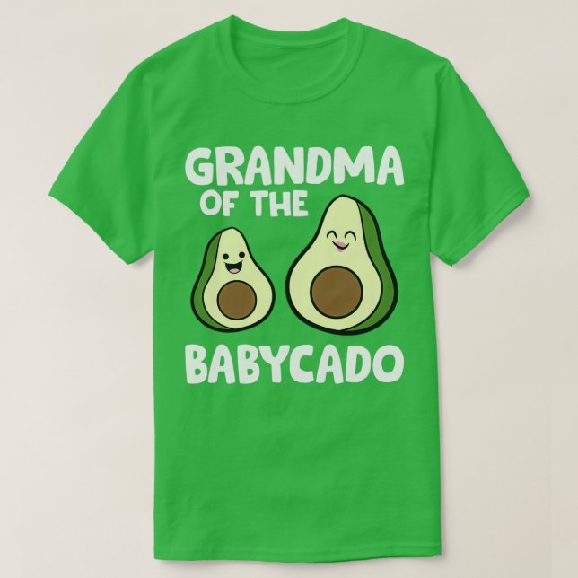 Camiseta Aguacate Bebé Embarazo Abuela Del Babycado Avo (Diseño del anverso)