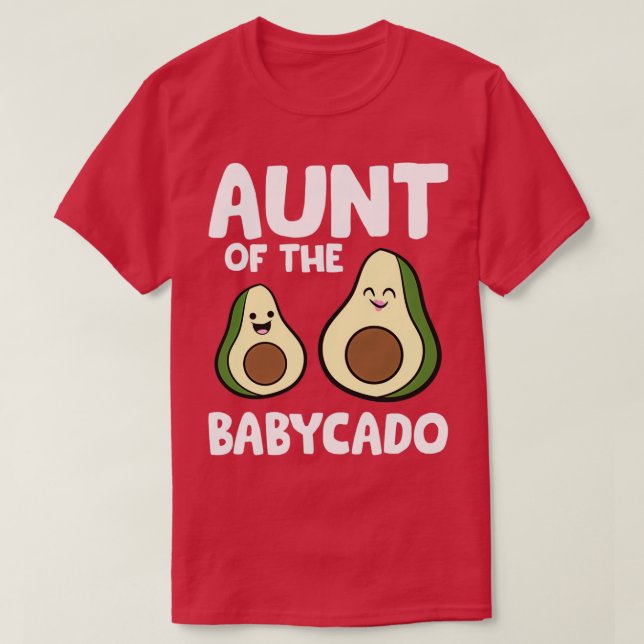 Camiseta Aguacate Bebé Tía De Babycado (Diseño del anverso)