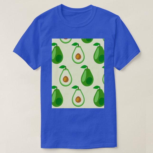Camiseta Aguacate Bonito exótica floral (Diseño del anverso)