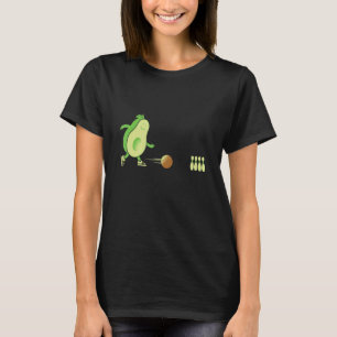 Camiseta Aguacate Bowl Vegan Food Bowling Love