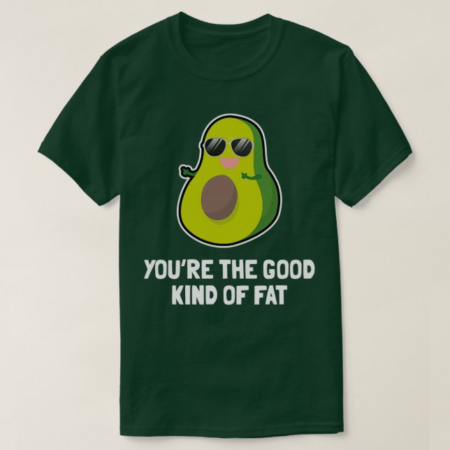 Camiseta Aguacate Buena Clase De Grasa 2 (Diseño del anverso)
