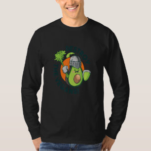 Camiseta Aguacate Caballero del Aguacate Palo Espada Destru