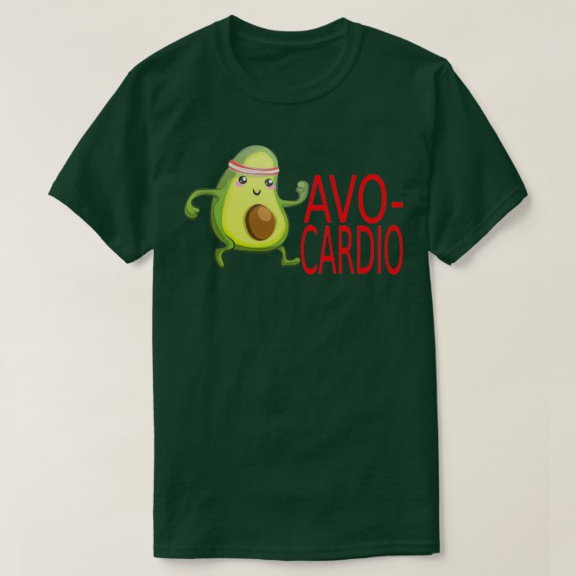 Camiseta Aguacate cardio (Diseño del anverso)