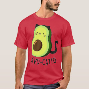 Camiseta Aguacate Cat AvoCatto Animal Pun