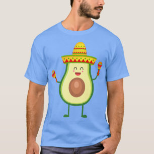 Camiseta Aguacate Cinco De Mayo Avogato Sombrero Funny