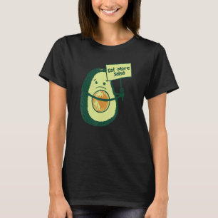 Camiseta Aguacate come más salsa vegan alimentario mujeres