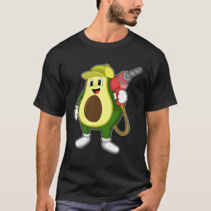 Camiseta Aguacate como artesano con taladro