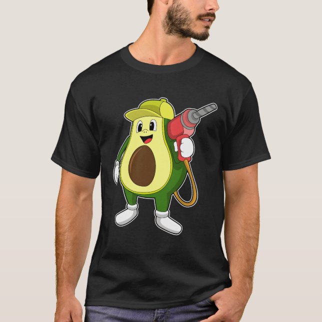 Camiseta Aguacate como artesano con taladro (Anverso)