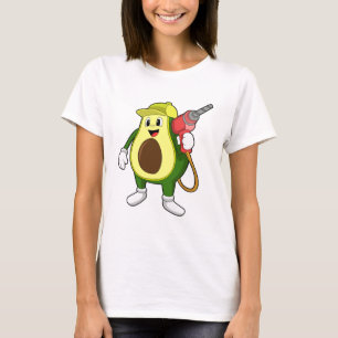 Camiseta Aguacate como artesano con taladro