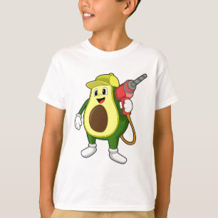 Camiseta Aguacate como artesano con taladro