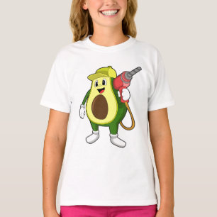 Camiseta Aguacate como artesano con taladro