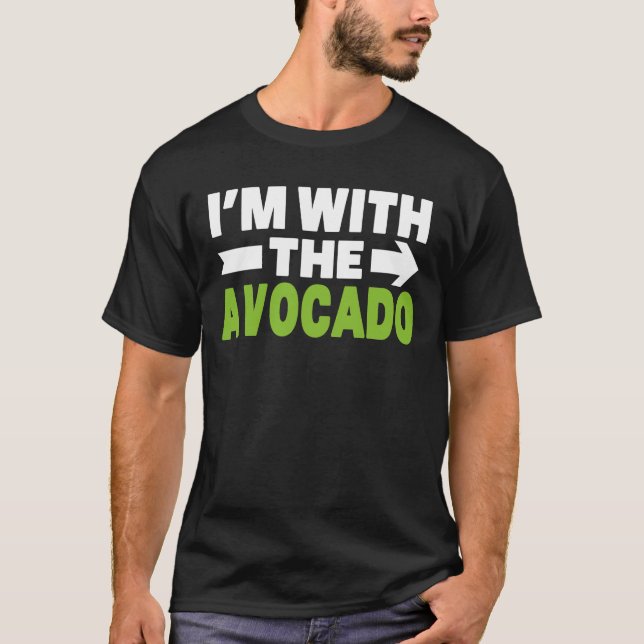 Camiseta Aguacate con disfraz de toast de Halloween (Anverso)