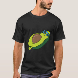 Camiseta Aguacate Con Gafas De Sol Vegetable Relajante Agua