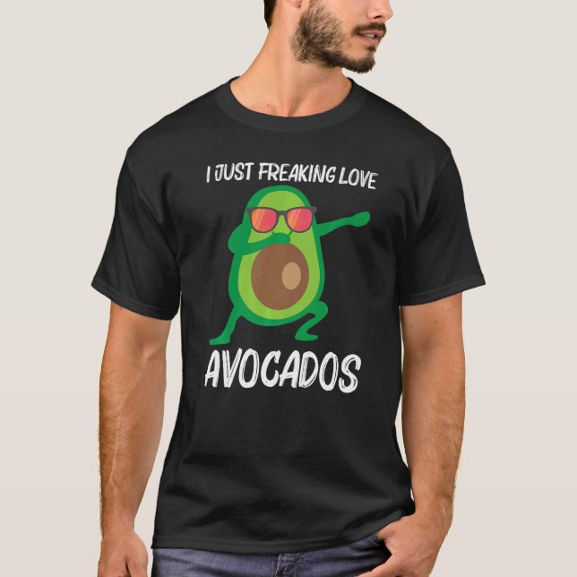 Camiseta Aguacate Cutáneo Para Hombres Hombres Planta De Fr (Anverso)