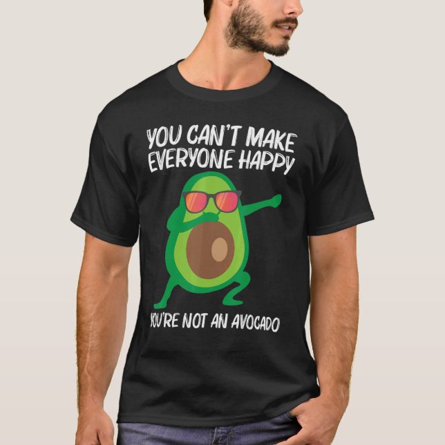 Camiseta Aguacate Cutáneo Para Hombres Hombres Planta De Fr (Anverso)