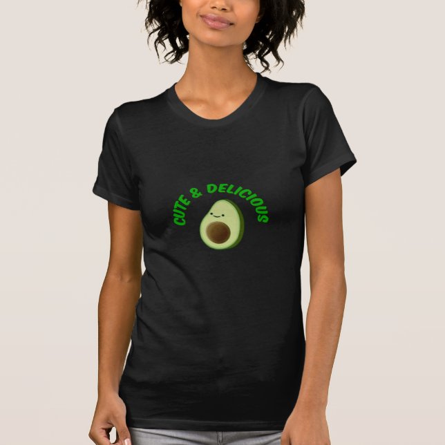 Camiseta Aguacate Cuto Y Delicioso (Anverso)