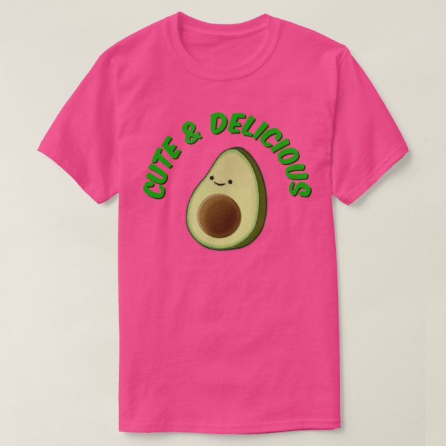 Camiseta Aguacate Cuto Y Delicioso (Diseño del anverso)