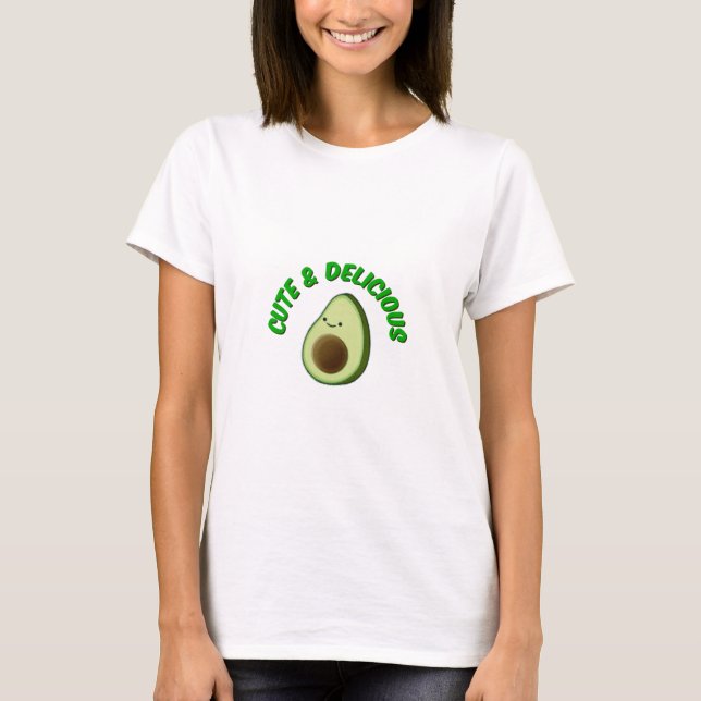 Camiseta Aguacate Cuto Y Delicioso (Anverso)