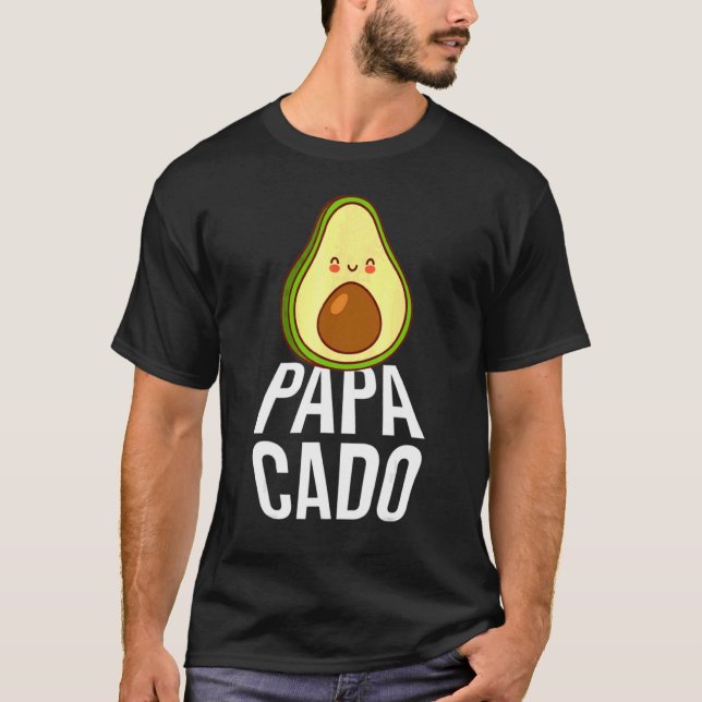 Camiseta Aguacate Dad Vegan Guacamole (Anverso)