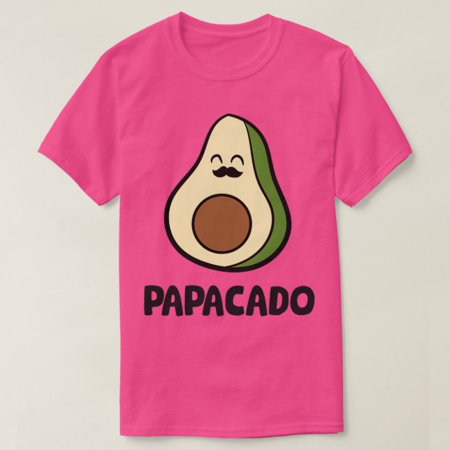 Camiseta Aguacate Dad Vegan Guacamole (Diseño del anverso)