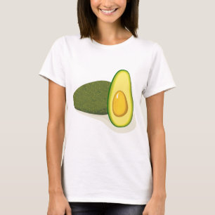 Camiseta Aguacate damas básicas