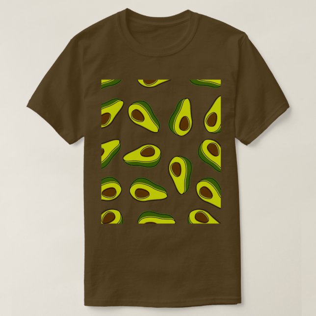 Camiseta Aguacate de diseño orgánico (Diseño del anverso)