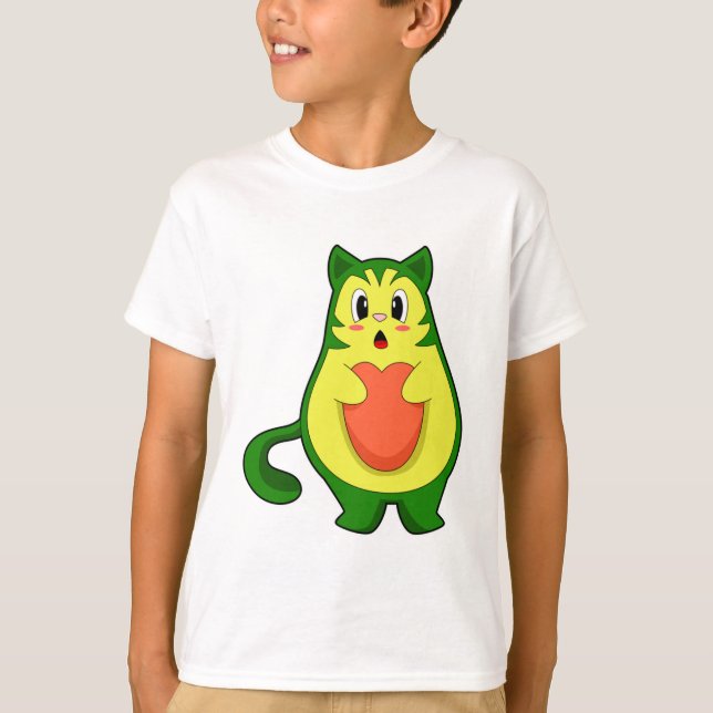 Camiseta Aguacate de gato (Anverso)