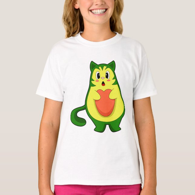 Camiseta Aguacate de gato (Anverso)
