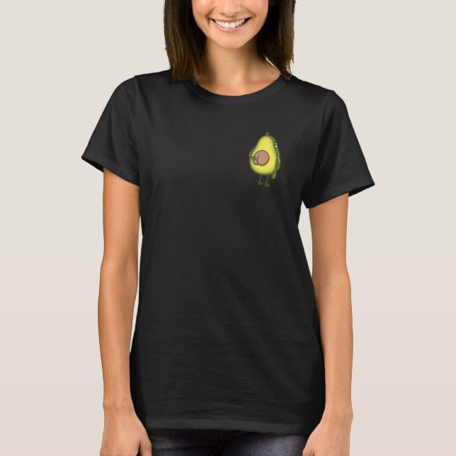 Camiseta Aguacate de la comida vegetariana (Anverso)